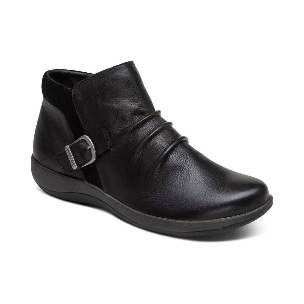 NEW AETREX women's luna ankle boot in black